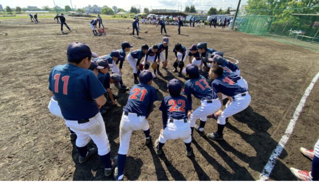 少年野球 　週末1/4練習　子どもの未来を守る、時間短縮練習。